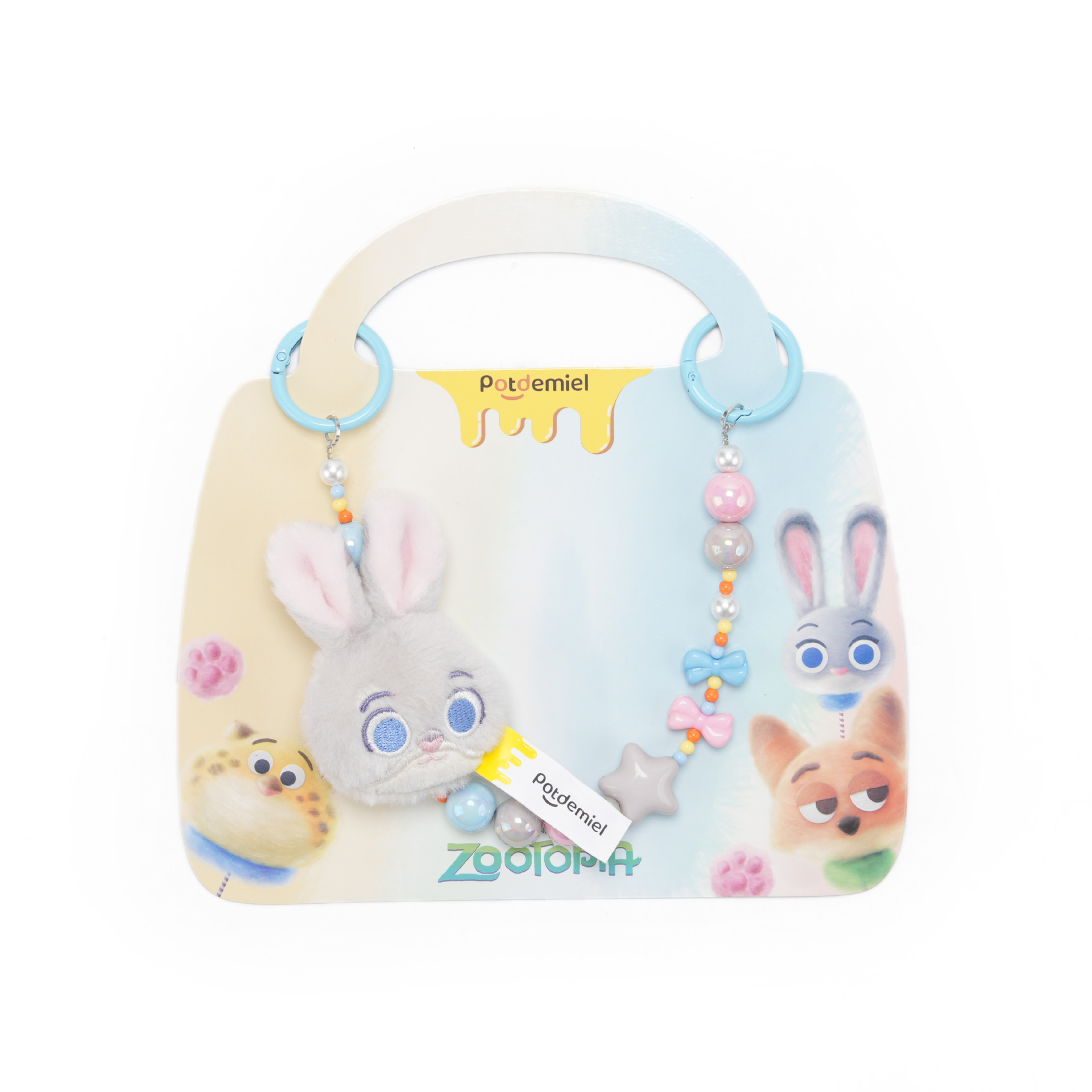 Disney Stitch, Zootopia, Judy Fox, Nick Macaron, Candy Bean backpack Pendant, keychain pendant Item Picture