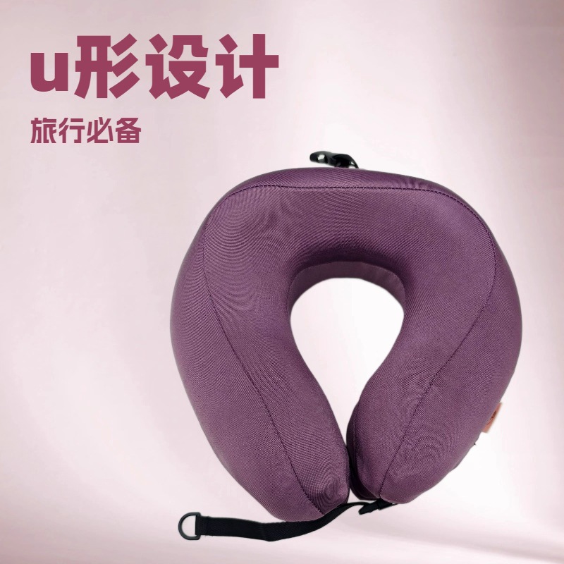 颈枕情侣卡通/旅行头枕/u型枕/U型枕/护颈枕简约白底实物图