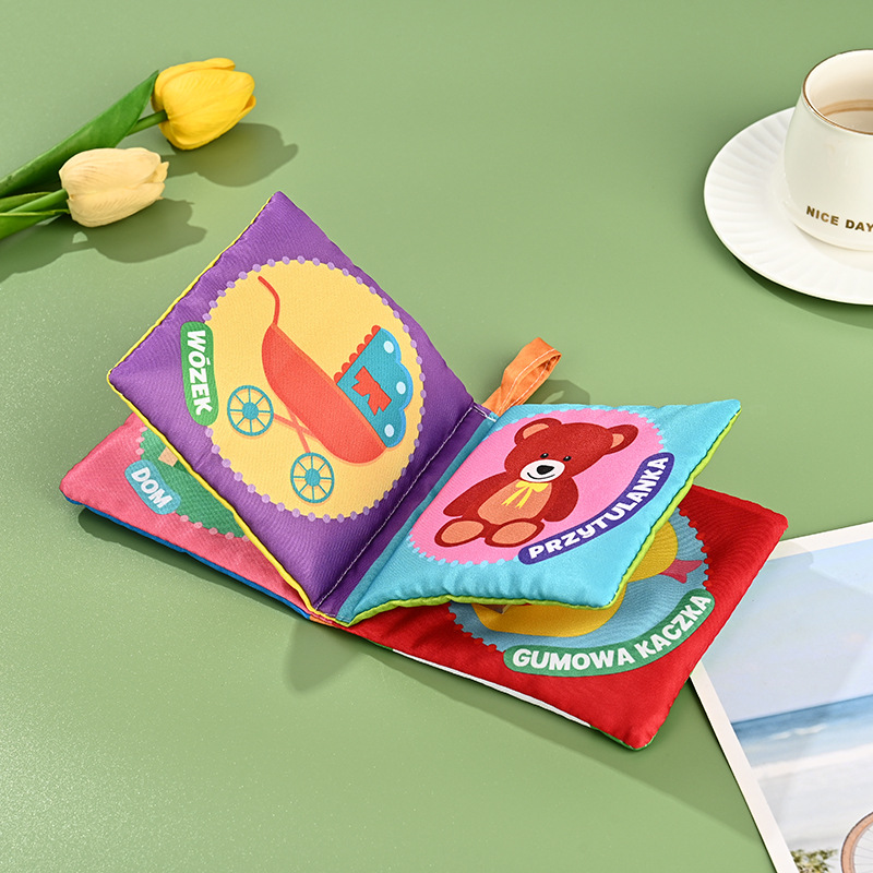 Customized children's cloth books, educational toy books, tear-resistant baby cloth books, paper enlightenment books, early education toys Specification image