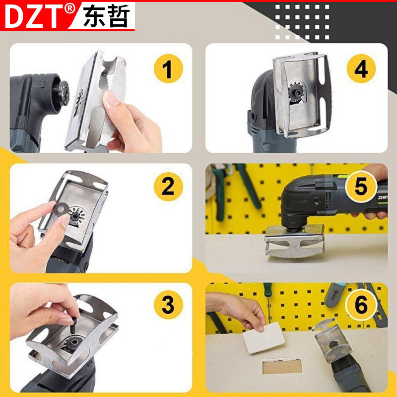 Square Slot Cutter: A square or rectangular tool for slotting, drilling, cutting, sawing, woodworking tools, and a square slot cutter Application Scenario