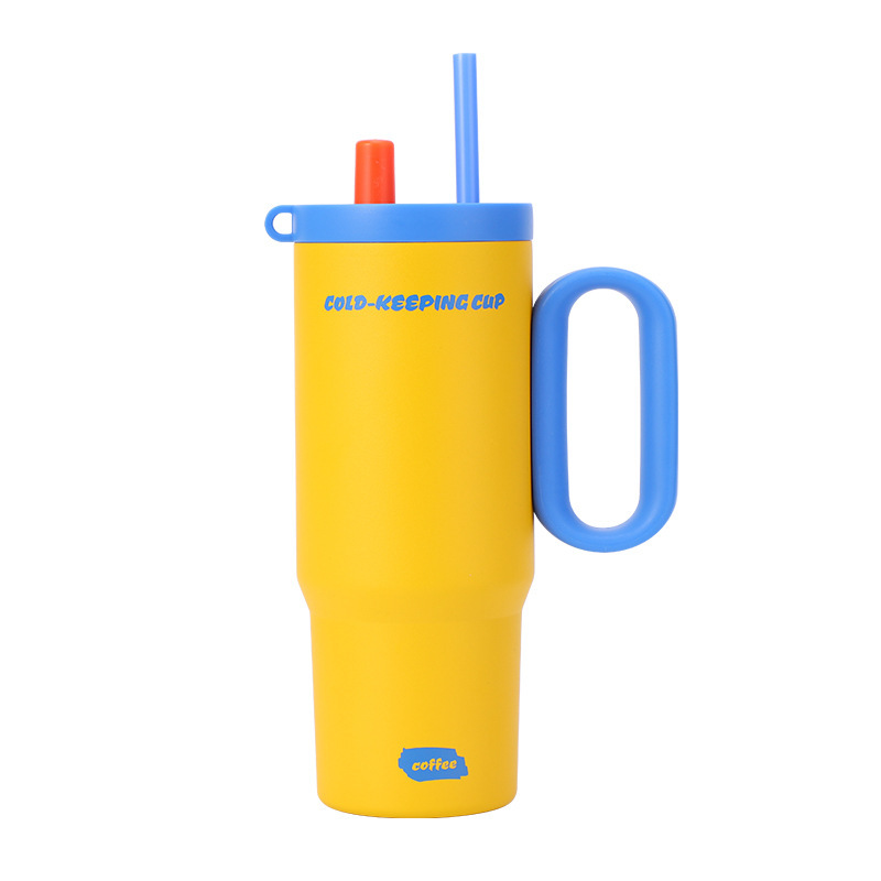 The Bingba Cup features a ceramic inner liner with a high appearance level and is made of 316 stainless steel. It is a huge insulated cup with large capacity for both men and women Item Picture