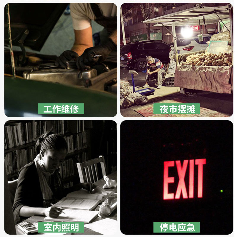 led household rechargeable bulb, high-brightness energy-saving emergency bulb, outdoor wireless night market street stall, camping lamp Specification image