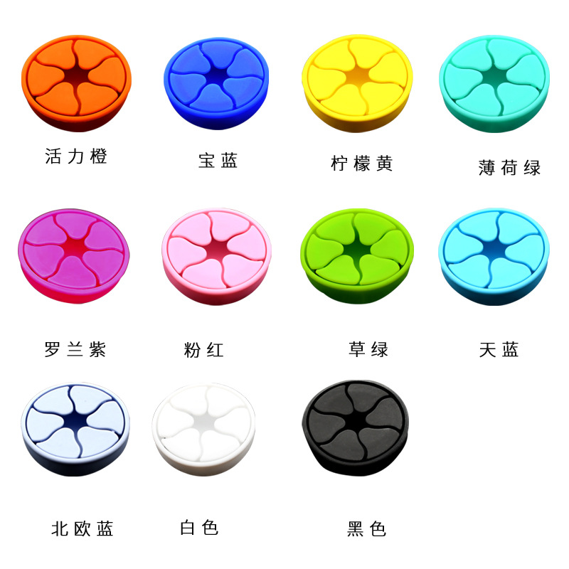 Silicone earphone cable storage box, earphone winding device, data cable fixator, cable organizer full figure