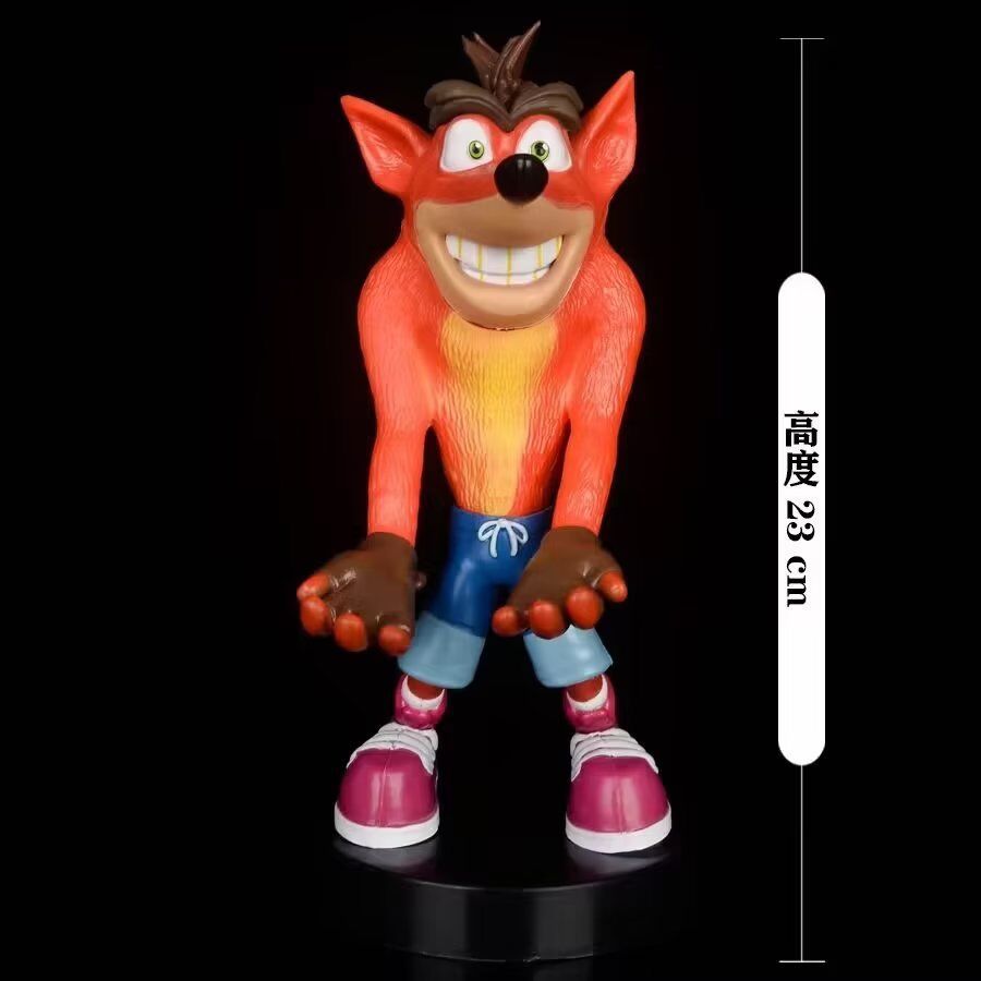 Crash Bandicoot game controller, mobile phone stand, game peripheral model box, figurine, decorative item, plush toy