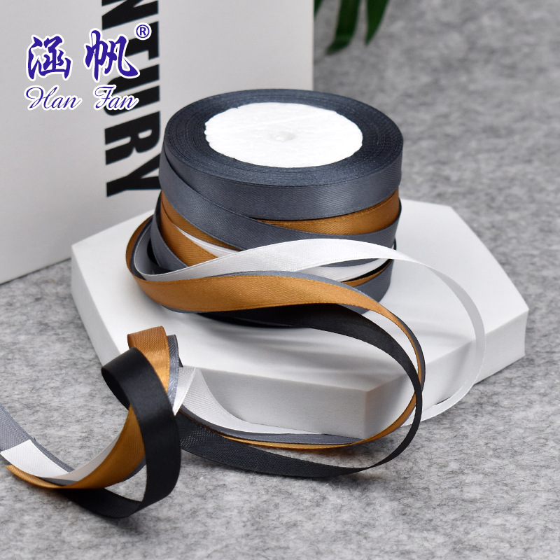 1.2cm ribbon gift box, 4-point cake box, colored webbing ribbon, the ribbon can be printed with hot stamping Application Scenario