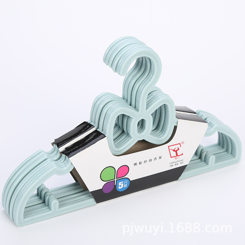 防滑儿童多功能衣挂婴儿宝宝衣服挂钩新生儿晾衣架家用塑料衣架细节图