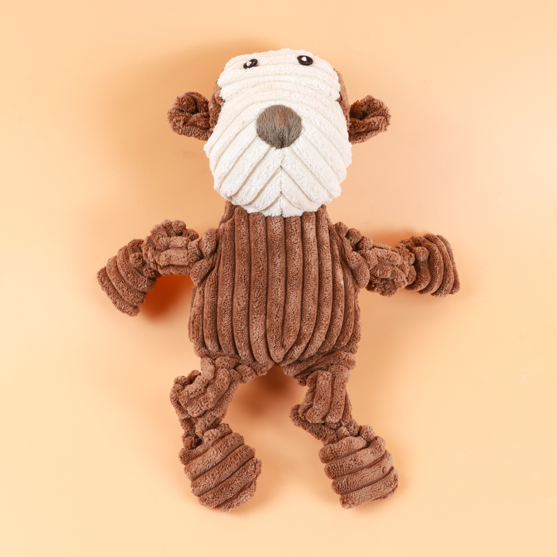 Dog toys, biting resistant animal plush sound-making dolls, small puppies grinding their teeth to relieve boredom and self-entertainment, pet toys for relaxation Specification image