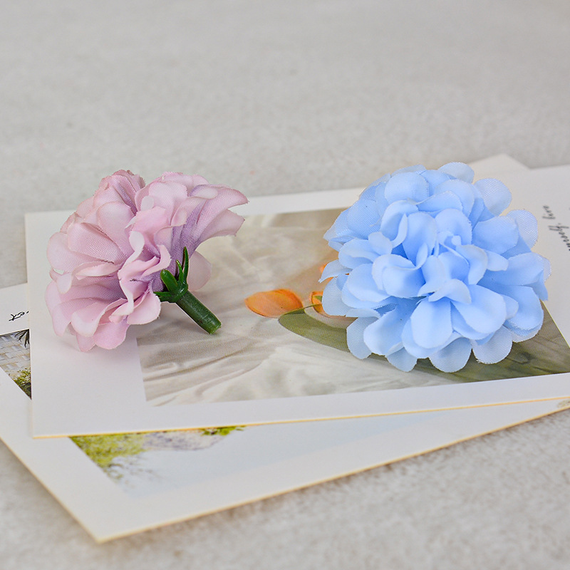Simulated diy materials: flower head, bachelor's hat, Hanfu, dandelion, flower head, hair accessory, ping-pong ball, chrysanthemum head, simulated flowers details Picture