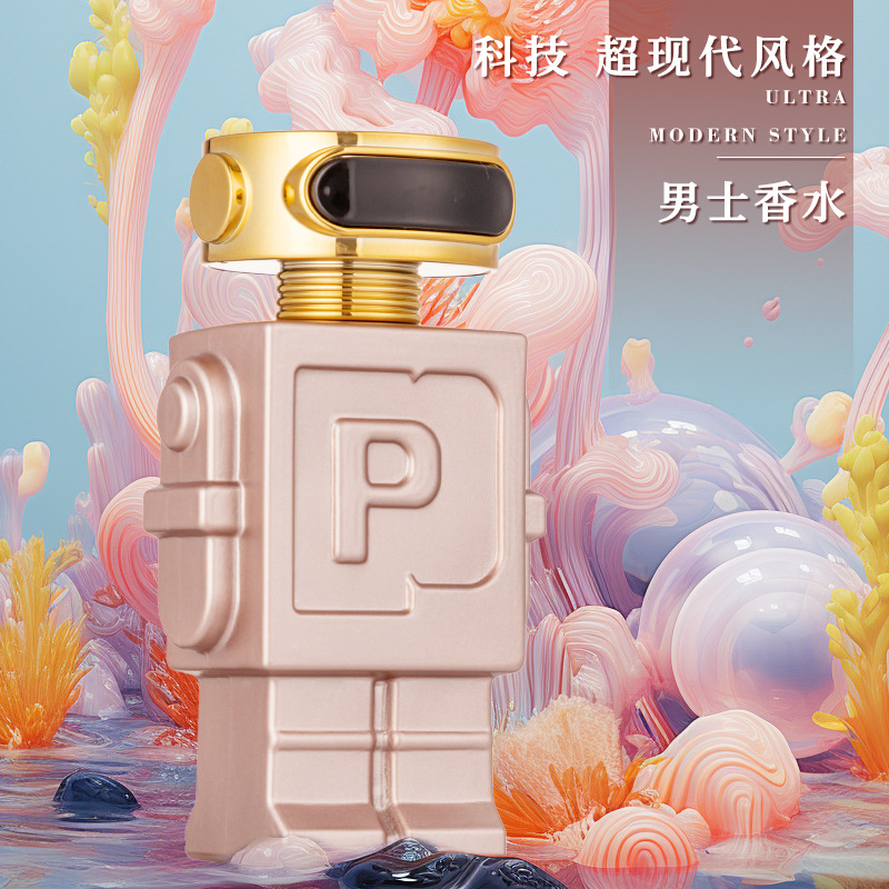 الروبوت الذهبي الفضي، العطور الرجالية Specification image