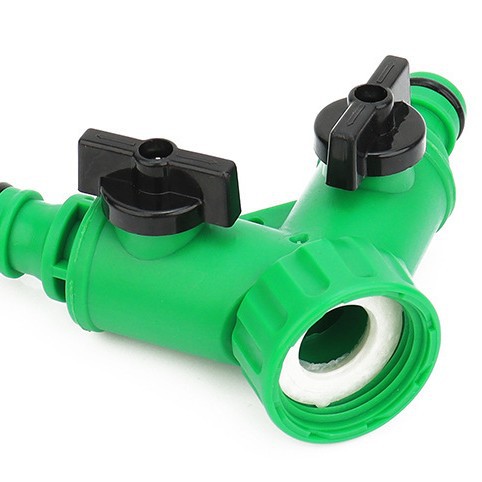 Tee vivo con interruptor válvula shunt divisor de agua lavadora grifo conector una entrada dos salidas Specification image
