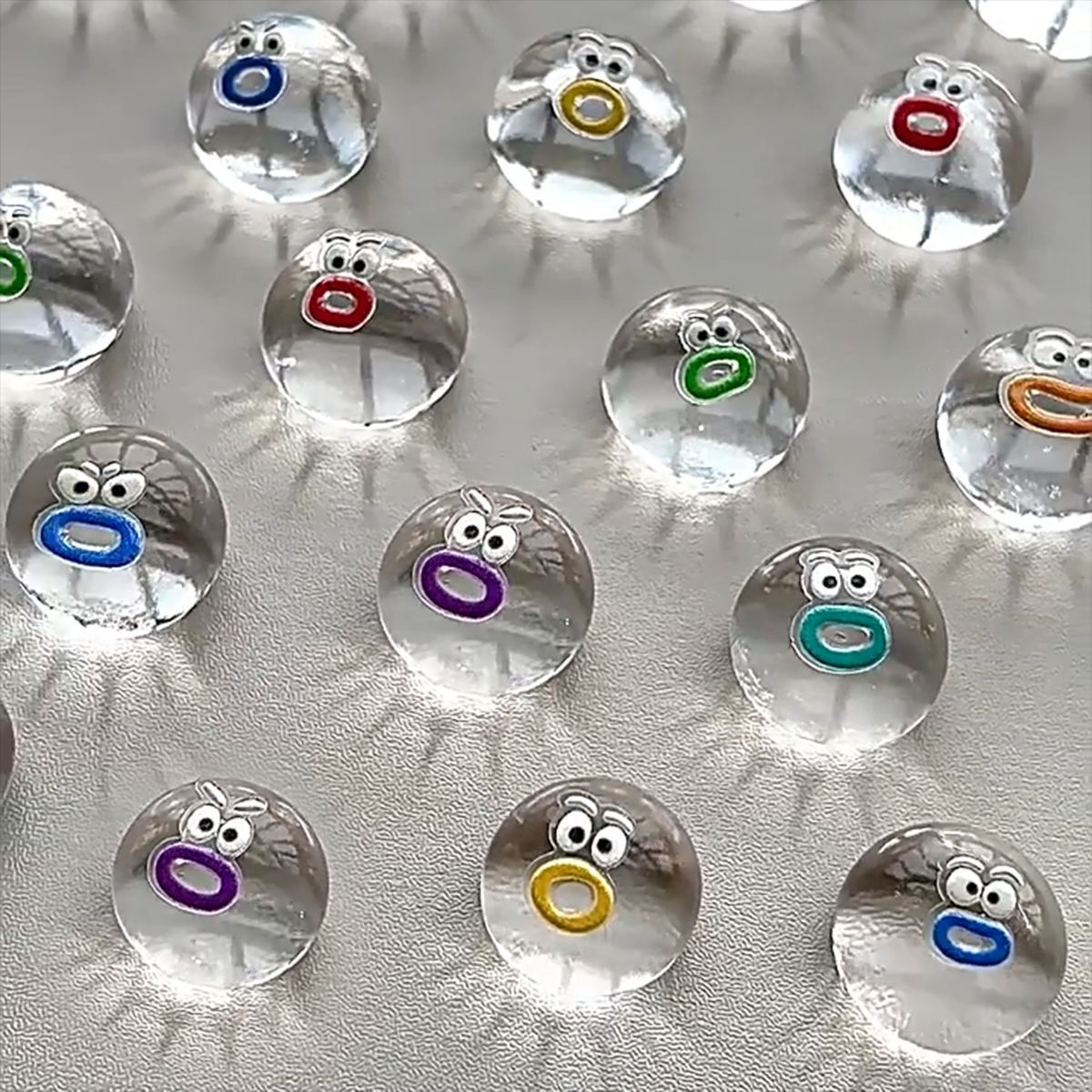 捏捏透明表情包小鼻嘎卡通软胶捏捏烂泥手感发泄球小玩具