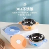 Kaibaida 304 stainless steel cartoon baby food bowl, double-ear soup bowl, infant bowl, rice bowl, children's bowl, cross-border Specification image