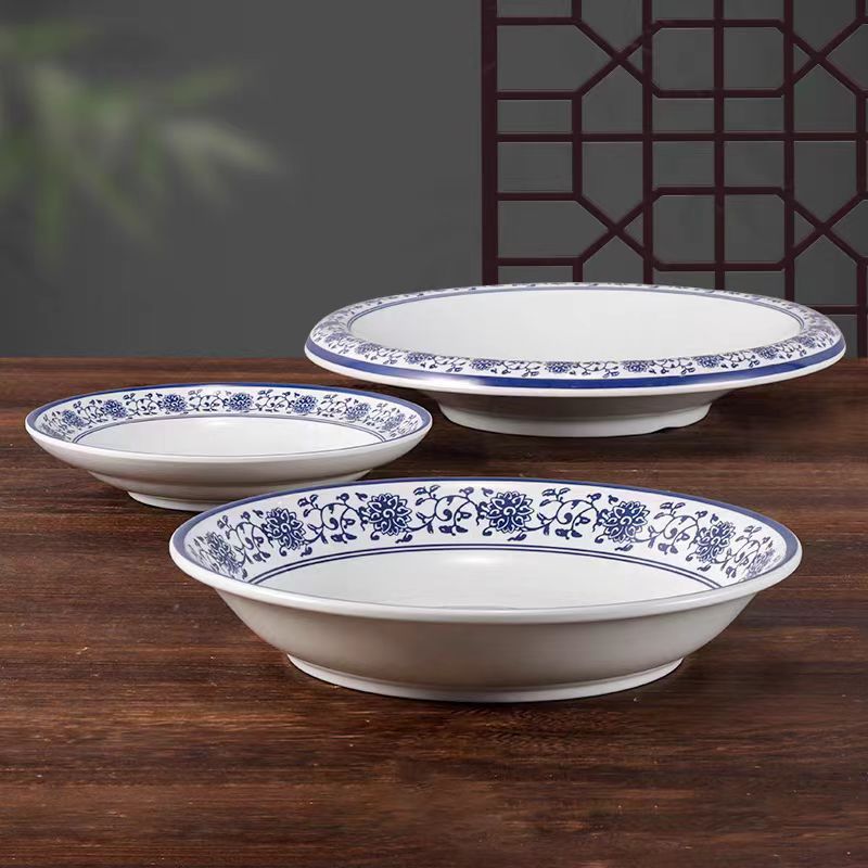 餐具/瓷盘餐盘/不锈钢椭圆盘/瓷器餐具可爱釉下彩/餐盘细节图