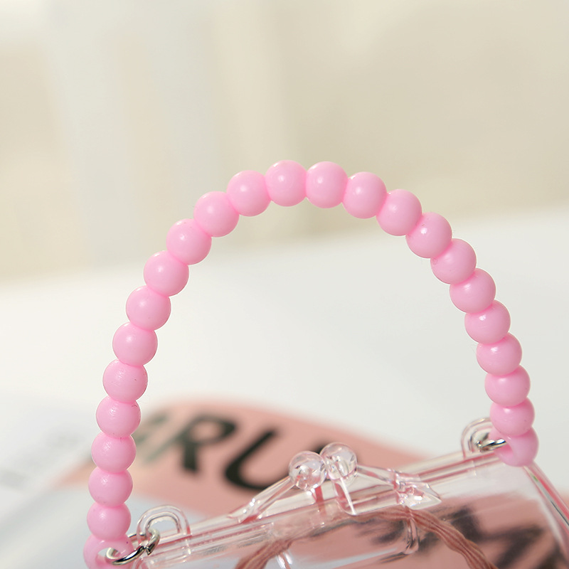 علبة حلوى الأطفال الشفافة "Diy Diddy"، علبة مكياج الفتاة الأميرة Specification image