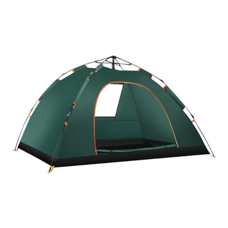 户外帐篷全自动速开便携式单双人野外露营防雨批发车顶便携遮阳白底实物图