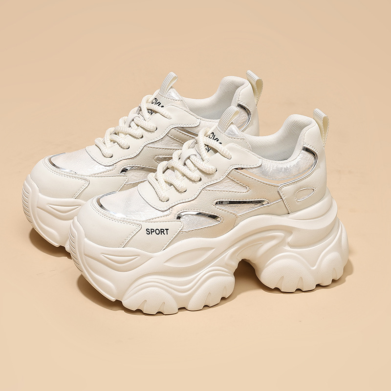 Insole height-increasing dad shoes for women, Spring 2026 new style comfortable and versatile casual shoes for women, thick-soled sports shoes for women details Picture