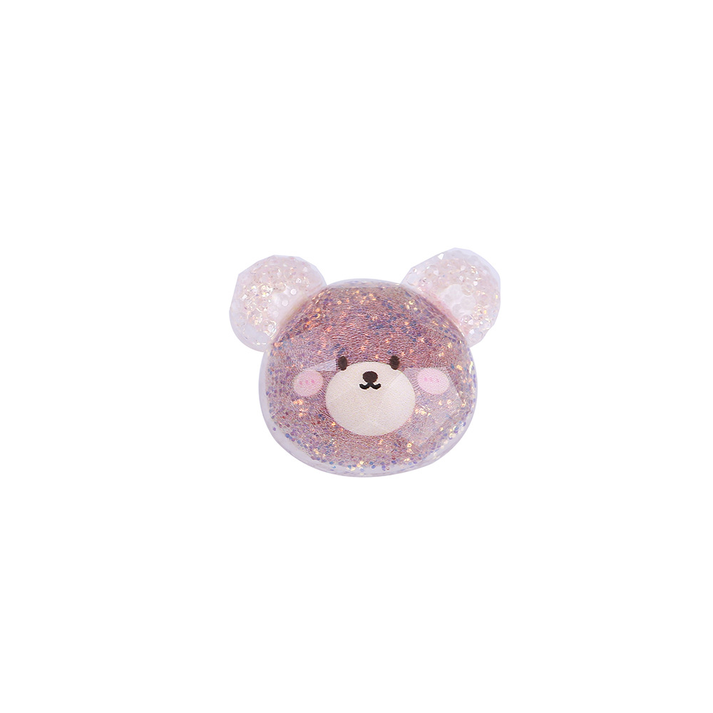 Glitter bow, little rabbit, epoxy resin AB glue accessories, diy cream glue jewelry accessories, children's hair tie, patch decorative materials, jewelry accessories, handmade Item Picture