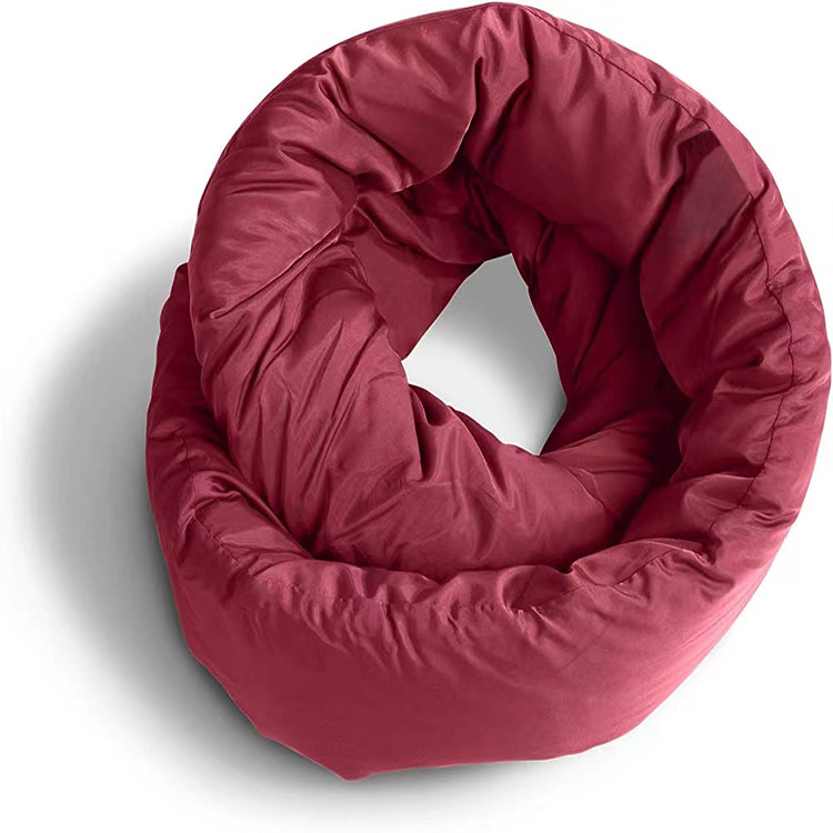 Travel neck pillow core scarf, soft neck brace, office neck guard, portable pillow for both men and women details Picture