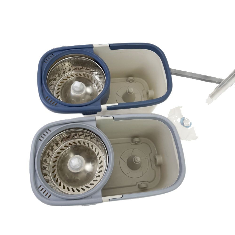 New rotary mop bucket, hand-free mop bucket, mop set, Good God Mop, dual drive handle mop bucket Item Picture