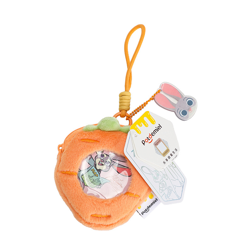 Disney-authorized Zootopia Judinik Leopard Officer Bar Jelie Doll Coin purse pendant Item Picture