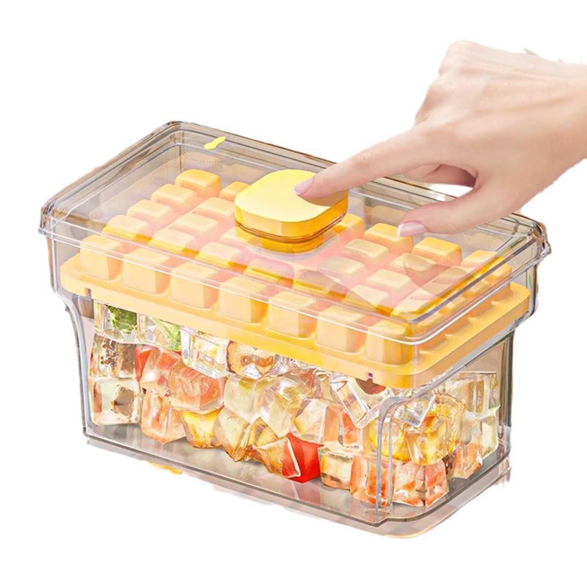 制冰器硅胶/史丹利/硅胶跨境/雪糕模具/冰块模具白底实物图