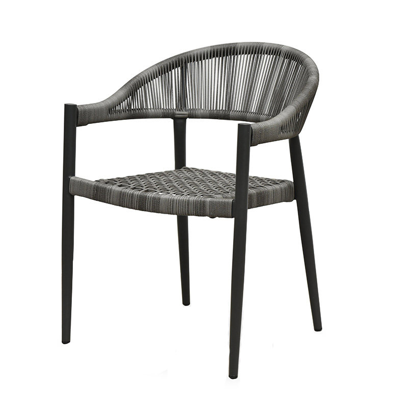 Courtyard, outdoor rattan chairs, rattan woven chairs, restaurant, aluminum alloy, indoor and outdoor terraces, balconies, villas, hotels, homestays, gardens Item Picture
