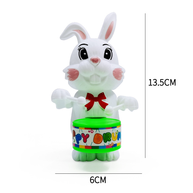 摇鼓类玩具/鼓掌拍塑料/摇鼓白底实物图