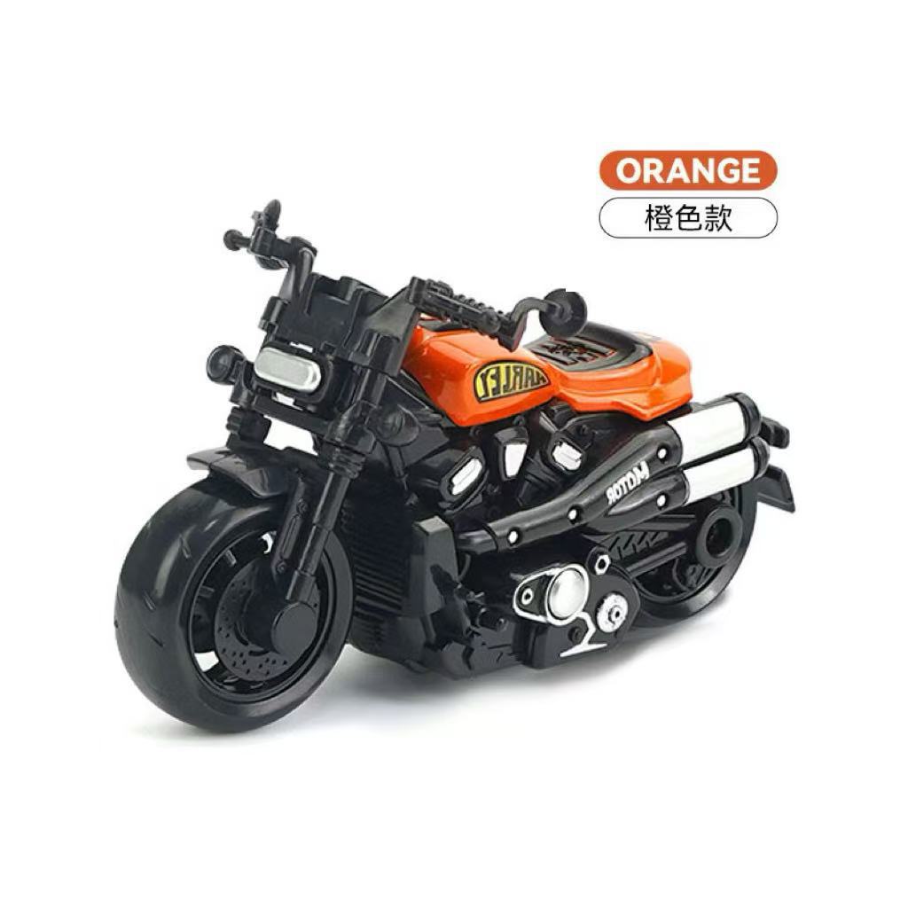 Wholesale of children's simulation motorcycle, rebound alloy car model, claw toy, decorative items, keychain, claw machine toys Specification image