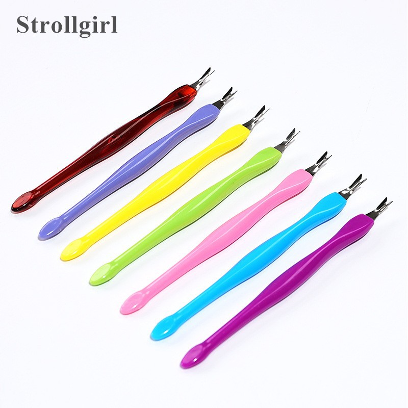 美甲死皮叉去死皮V型叉修指甲套装死皮叉推剪挫刀铲不锈钢死皮叉