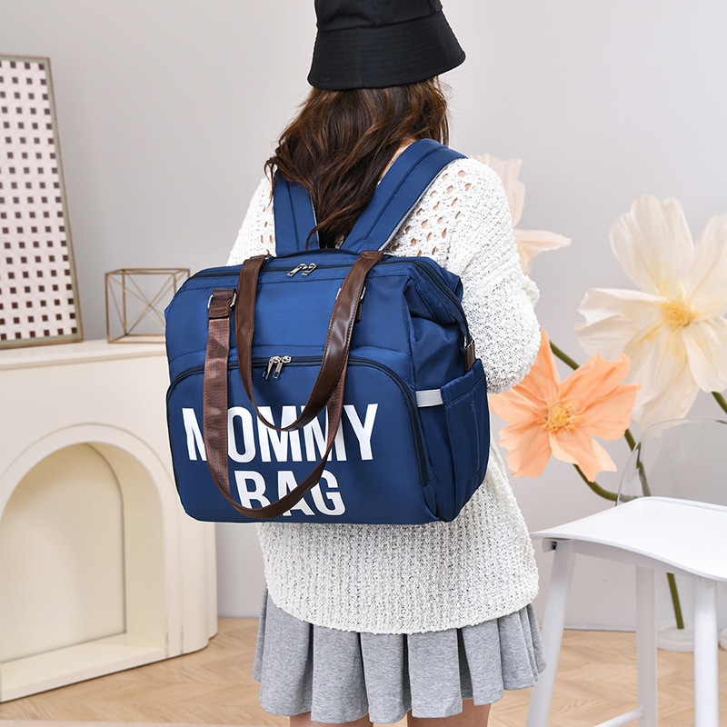 新款大容量多功能三用斜挎保温母婴包待产包妈咪包双肩背包妈妈包