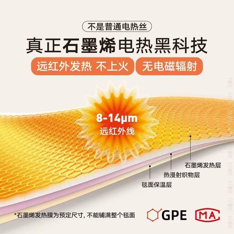 Jihuo/Graphene USB Small Electric Heating blanket, charging, hot compress and warming mini heating blanket, car and outdoor heating pad Application Scenario