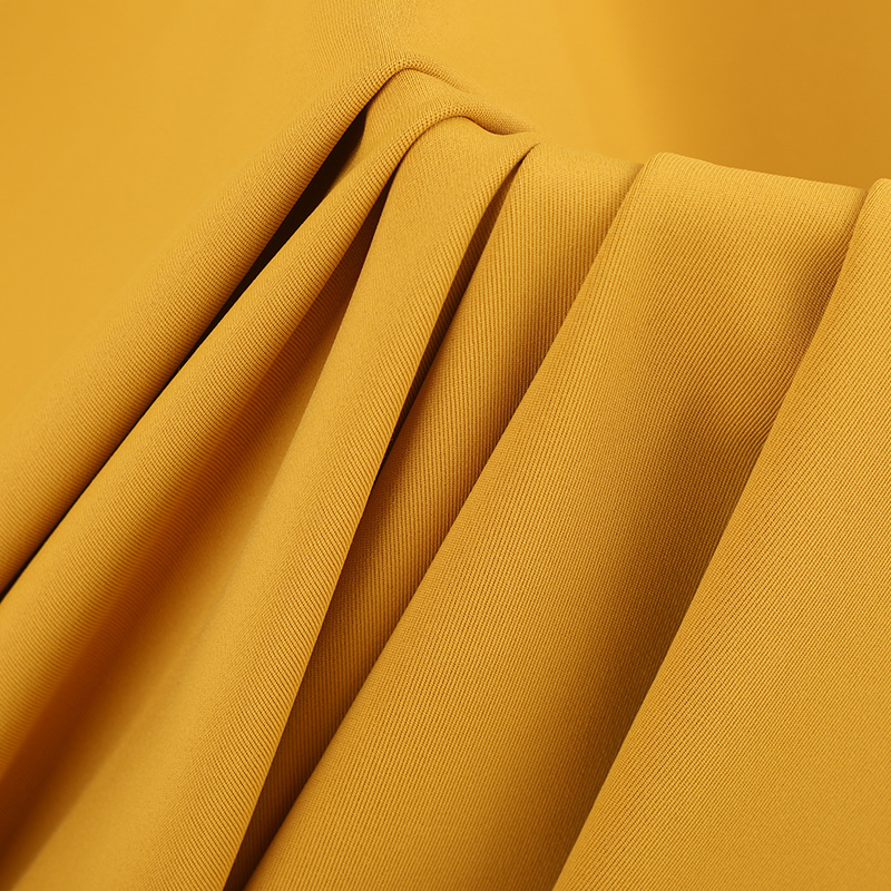 240g涤仿棉双面布高弹速干面料涤氨运动面料休闲瑜伽服面料