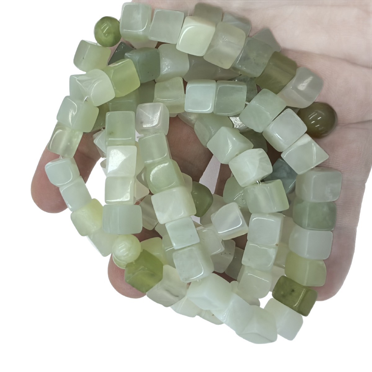 الطبيعي XiuYu السكر سوار 8mm اليشم عنقود النساء الرجعية فنون الفقرة أيديكم، سلسلة السوار البث المباشر الجملة هدايا Item Picture
