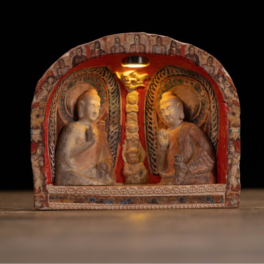 Longgang gruta doble buddha para sentarse refrigerador adhesivo fabricante directamente para una pieza para enviar una consulta de bienvenida. Application Scenario
