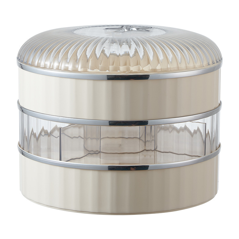 Acrylic transparent multi-layer storage tanks with LIDS, candy boxes, food-grade sealed and easily fastened tabletop kitchen storage supplies Item Picture