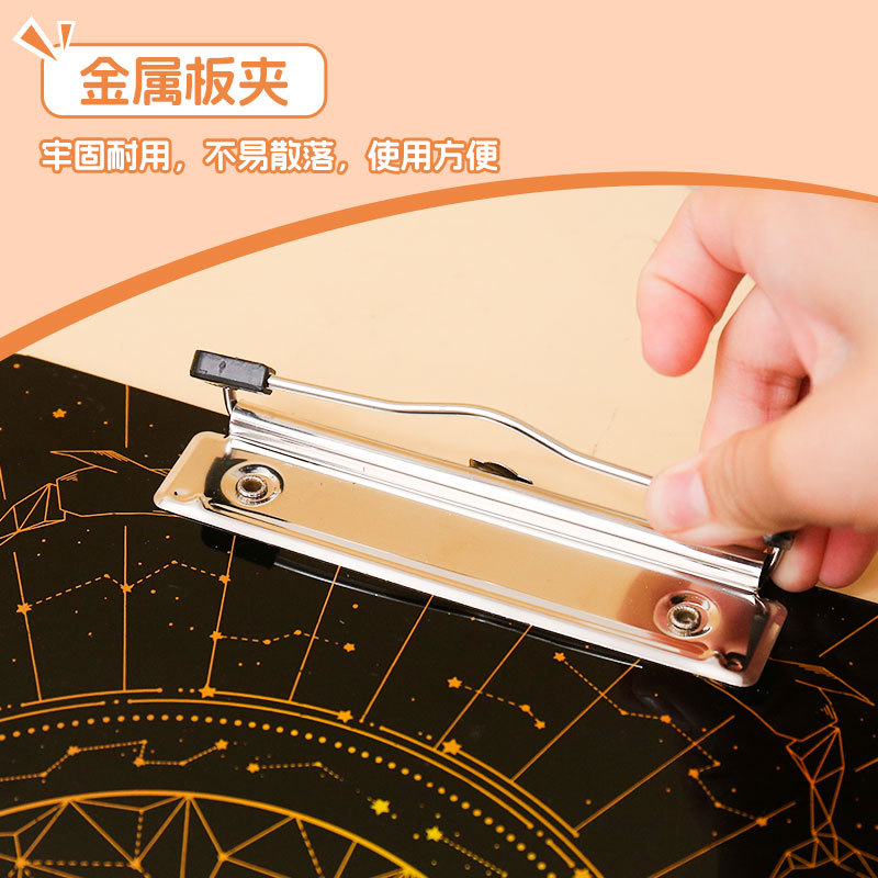 Customized exquisitely carved acrylic folder factory cartoon cultural and creative peripheral, star transparent double-sided folder customization Specification image