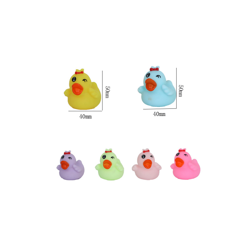 BB's "Bath Duck" Kneading Fun Children's cognitive toys Kneading "Little Duck" set baby bathroom toys Application Scenario