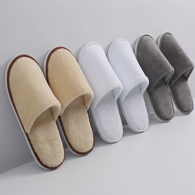Thickened disposable slippers for guests, five-star anti-slip, specially designed for home hotels, guesthouses, homestays, clubs and travel. In stock
