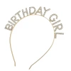 European and American cross-border birthday party BRITHDAYGIRL Birthday girl water diamond headband full of diamonds party gifts details Picture