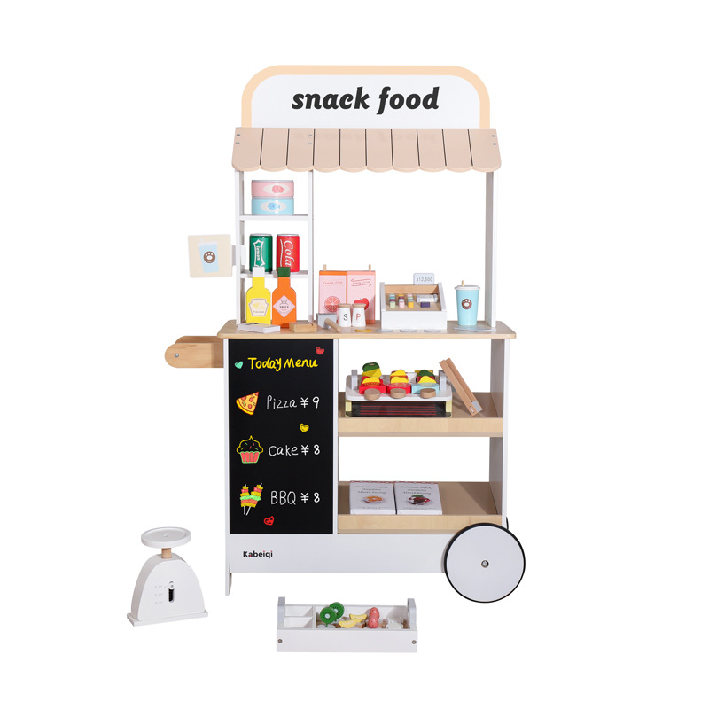 儿童玩具/玩具挂板/可做饭厨具/迷你小厨房/过家家玩具白底实物图