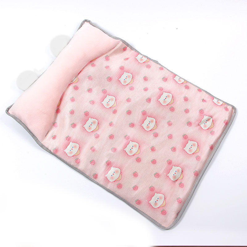 宠物狗狗用品/狗窝猫窝/宠物冰丝垫/宠物凉席/狗窝白底实物图