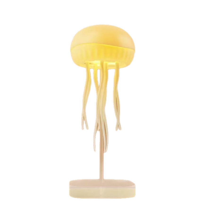 New jellyfish light, gradient floating light, sensing atmosphere night light, creative and novel decorative desktop light, voice-controlled Item Picture