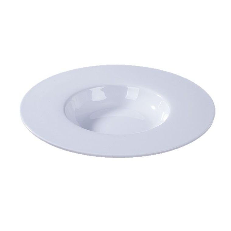 Plato de sombrero de paja blanco de metamine plato de pasta plato de comida occidental plato de sopa de estilo occidental plato de macarrón de larga vida cubertería logo estampado conjunto de cubiertos de metamine tazón de metamine bandeja cuchara plato plato de metamine cesta de compota food food personalizado Application Scenario