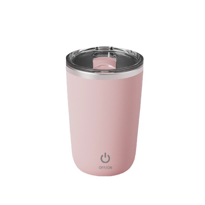 New fully automatic coffee stirring cup in stock for wholesale. Lazy person magnetic charging electric stainless steel water cup Item Picture