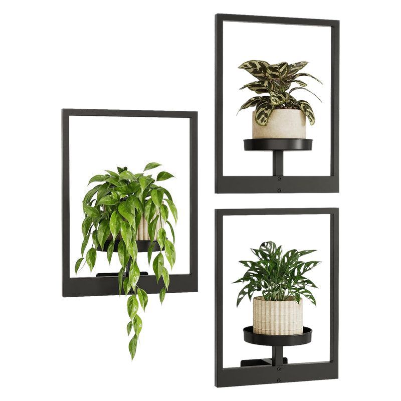 Cross-border new window-style wall-mounted flower POTS, metal iron handicrafts, home and garden decorative items and ornaments consignment Item Picture