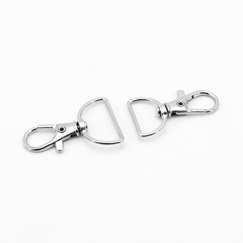 Lese zinc alloy fish-mouth buckle luggage hardware accessories Pet hook buckle bags with keys, metal lobster buckle and dog buckle Item Picture