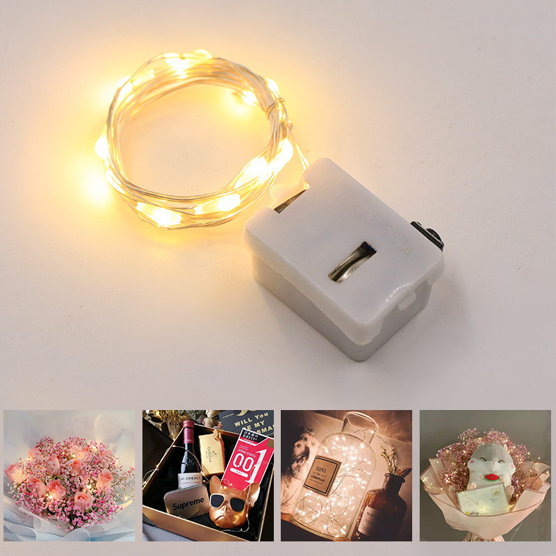 led copper wire light strings, flower bouquets, decorative atmosphere color light strips, small light strings, street vending, luminous light wires, bulk wholesale h Application Scenario