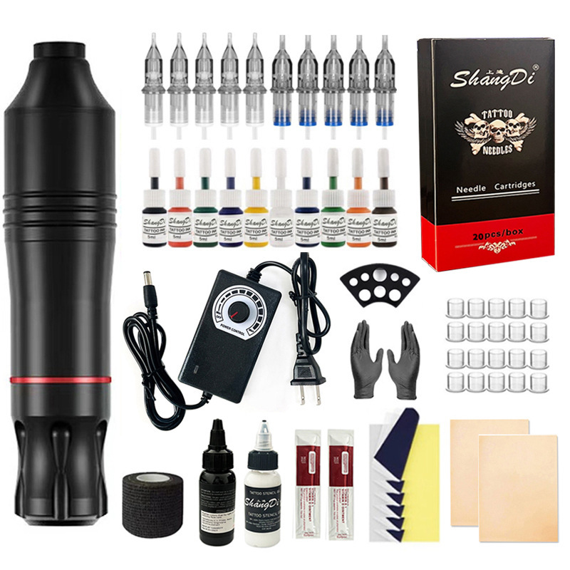 shanilak tattoo pen set, thread cutting and fogging practice tool, motor integrated tattoo machine, beauty tattoo and tattooing equipment wholesale