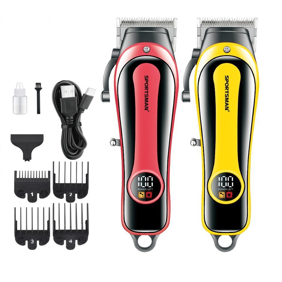 SPORTSMAN SM-721 nuevo cortador de pelo eléctrico pusher eléctrico pusher recargable artefacto afeitar tu propio cabello navaja eléctrica Item Picture