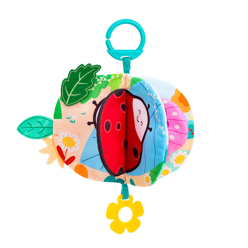 Happy monkey Round Tail Cloth Book for baby early Education 3D Cognition, tear-resistant and can be chewed on baby toys Item Picture